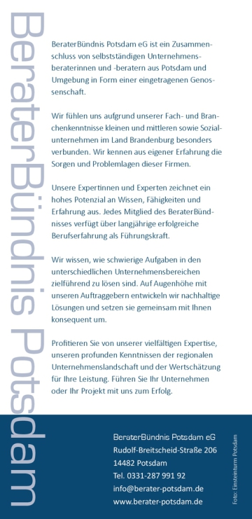 Unternehmensberatung Potsdam